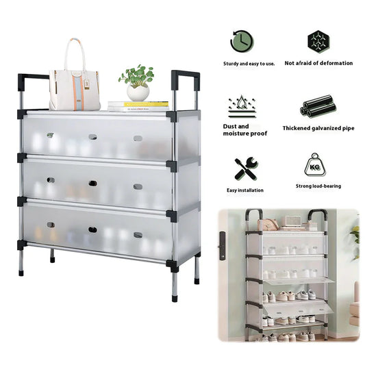 Stylish Dustproof Shoe Organizer
